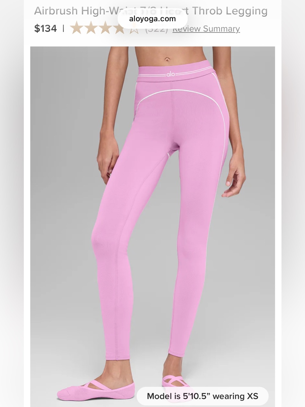 Airbrush High-Waist 7/8 Heart Throb Legging💕